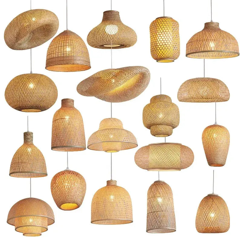 Bamboo Pendant Lamp theluxeloft