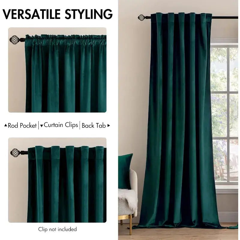 Velvet Curtains 2 Panels The Luxe Loft