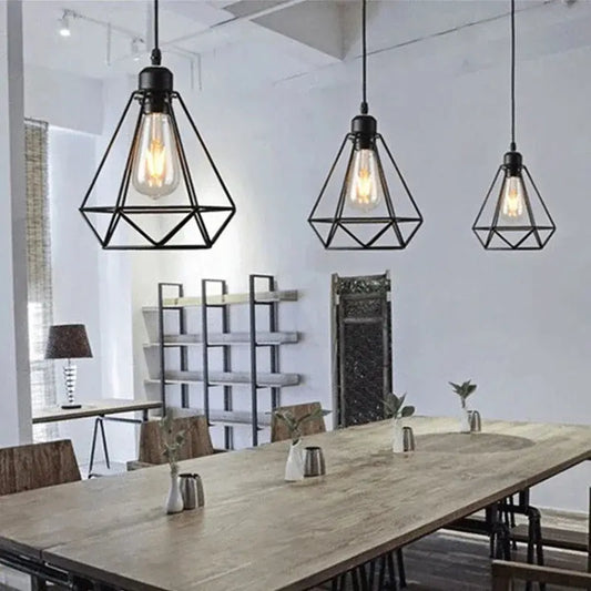 Retro Industrial Pendant Light theluxeloft