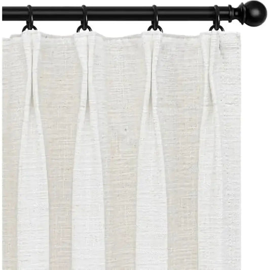 Linen Pleated Curtains The Luxe Loft