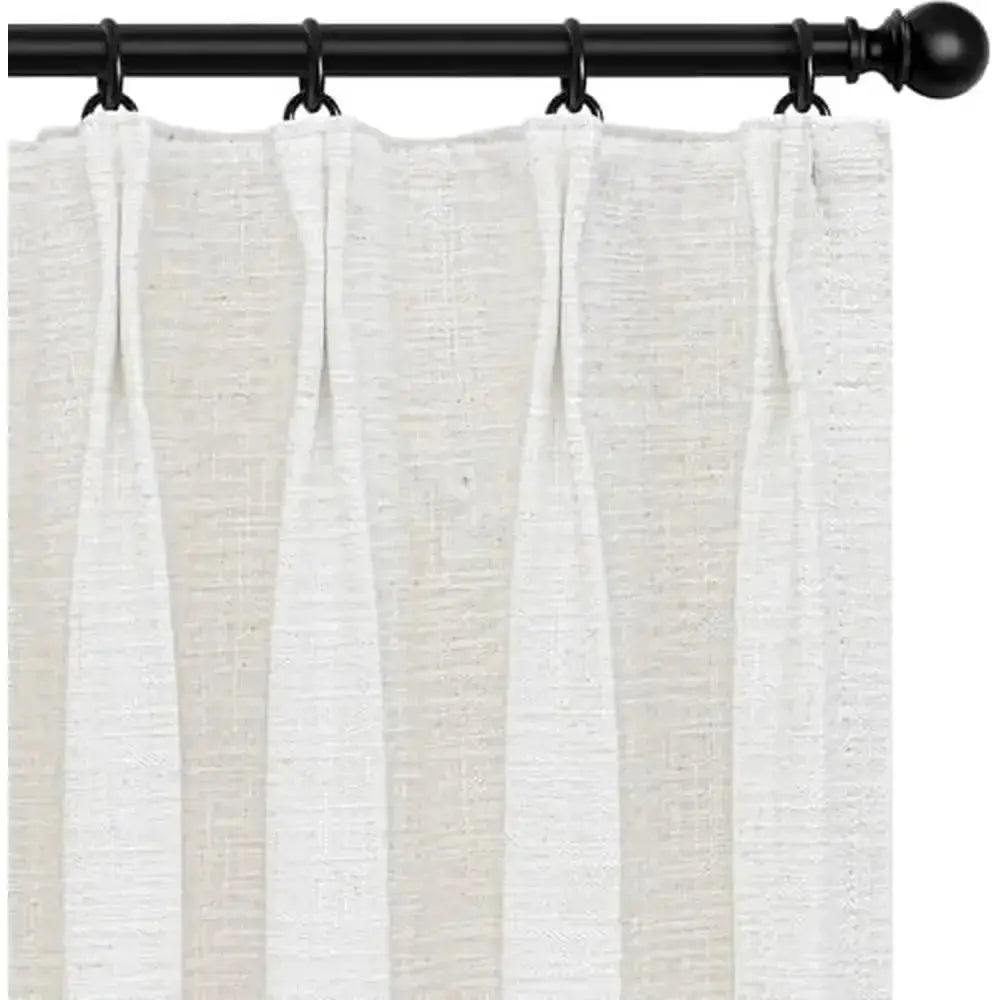 Linen Pleated Curtains The Luxe Loft