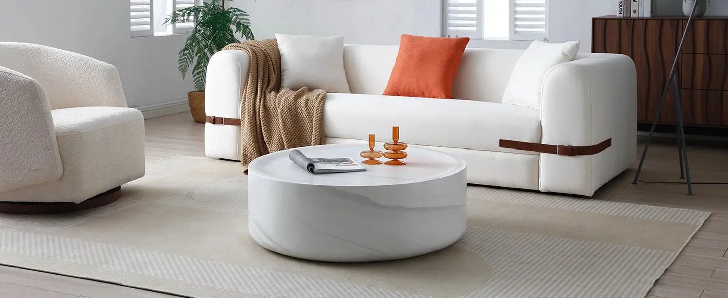 Round Coffee Table The Luxe Loft