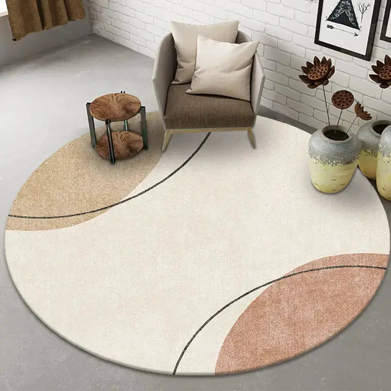 Modern Light Luxury Round Carpet theluxeloft