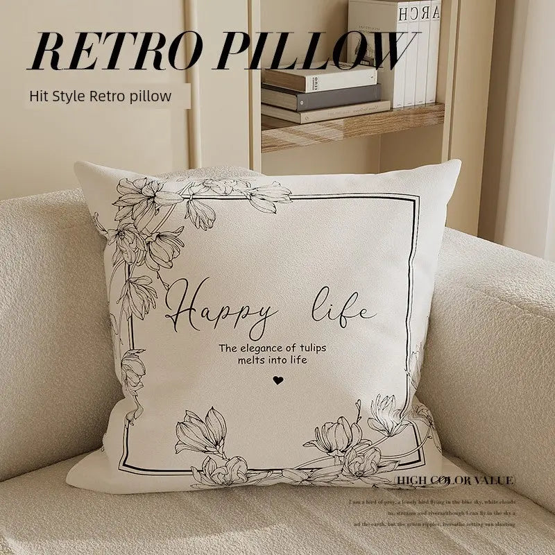 Flower throw pillow The Luxe Loft