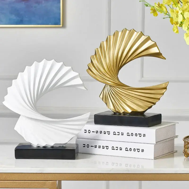 Modern Decor Abstract Sculpture theluxeloft