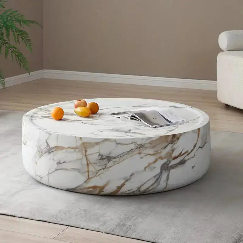 Wabi Sand wind travertine coffee table The Luxe Loft