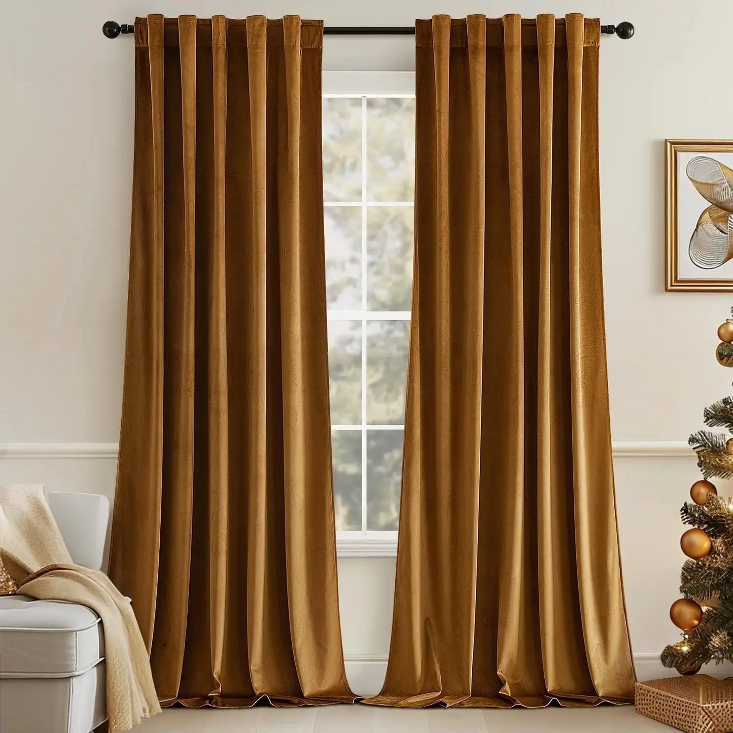 Velvet Curtains 2 Panels The Luxe Loft