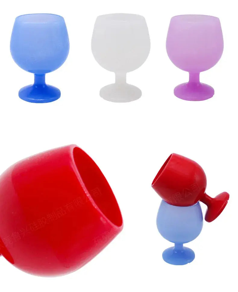 Portable Silicone Wine Cup theluxeloft