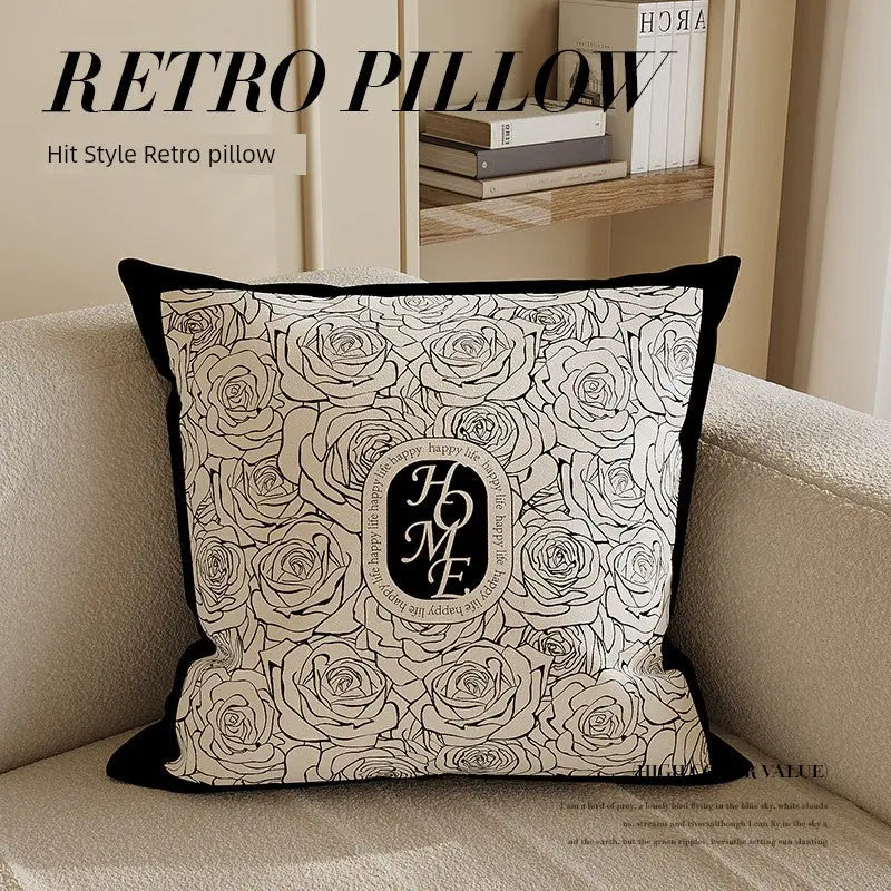 Flower throw pillow The Luxe Loft