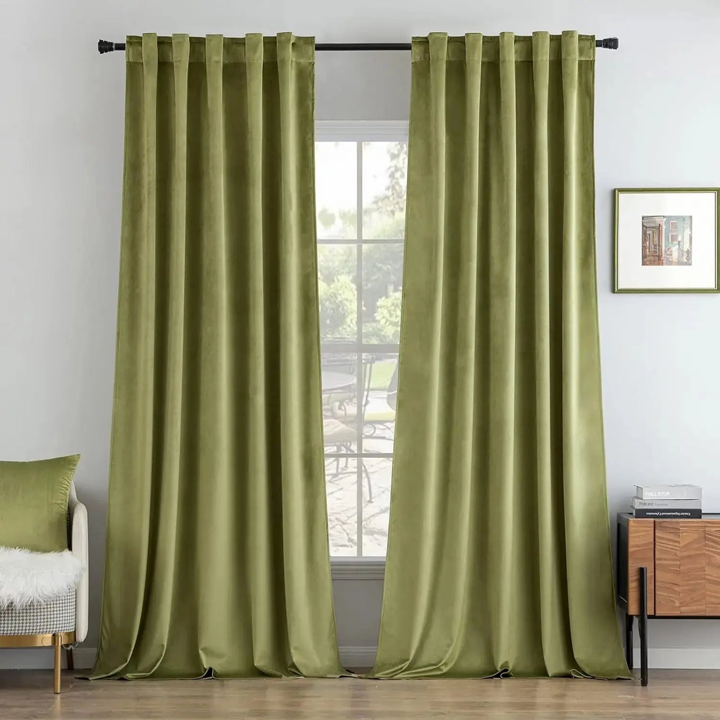 Velvet Curtains 2 Panels The Luxe Loft