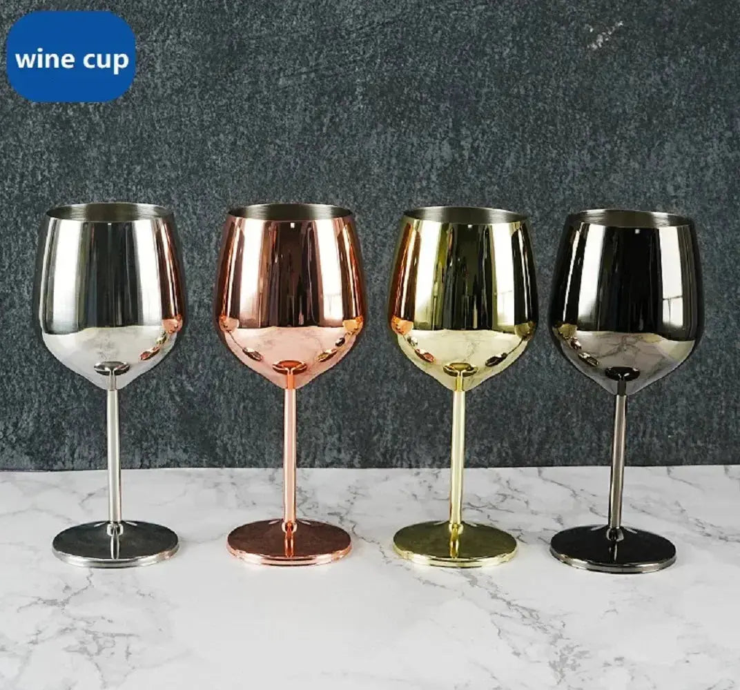 500ml Stainless Steel Wine Glass - Image #2